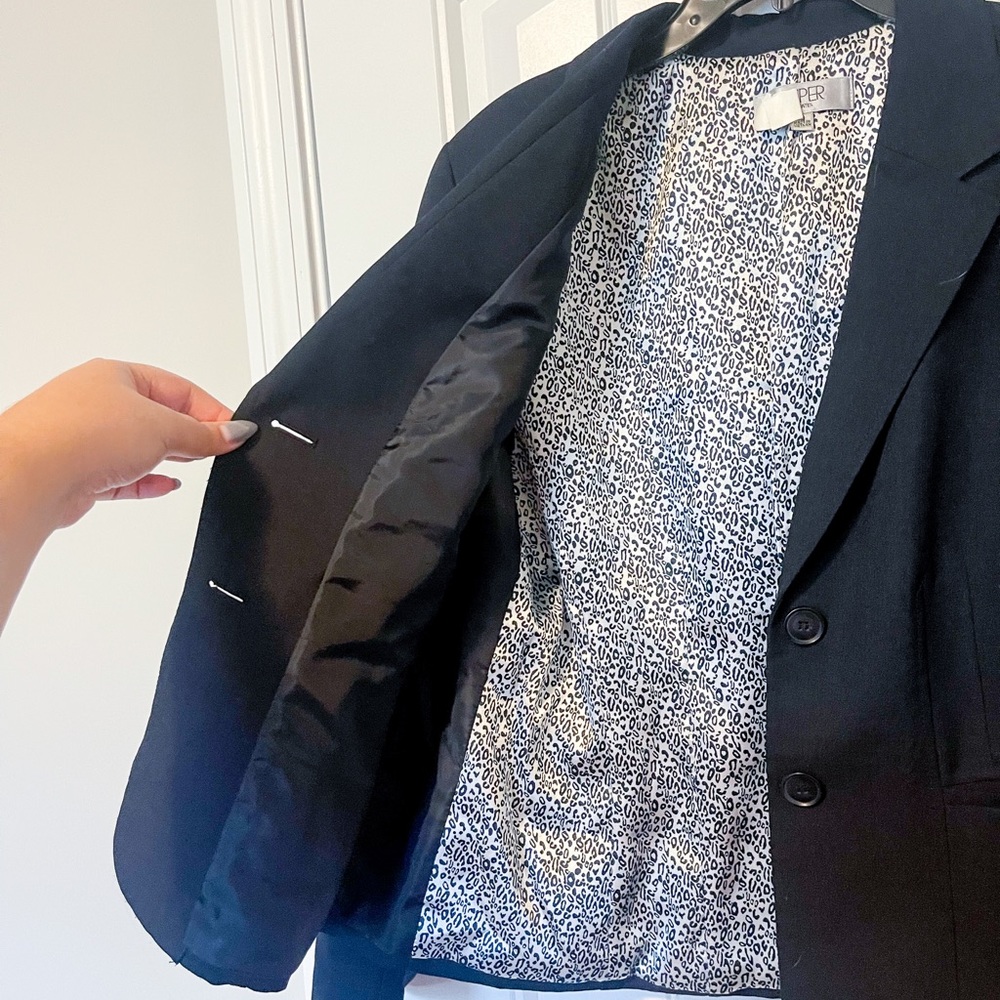 Kasper Separates Navy Blazer Jacket - Euc! - image 4